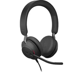 Jabra Evolve2 40 SE Stereo černá / Sluchátka / mikrofon / USB-C + USB-A / UC