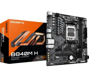 GIGABYTE B840M H / Základní deska / AM5 / 2x DDR5 / PCIe 4.0 x16 / GLAN / mATX