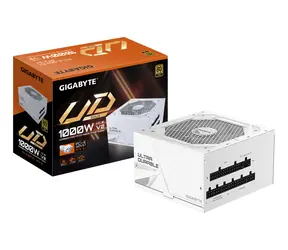 GIGABYTE UD1000GM PG5 V2 ICE bílá / Zdroj / ATX 3.1 / 1000W / 80PLUS Gold / modulární / PCIe 5.1