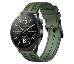 Xiaomi Watch S5 46 mm černá, zelený sportovní řemínek / Chytré hodinky / 1,48" AMOLED / 480 x 480 / 5 ATM / Bluetooth