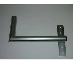 OEM Anténní držák na okno 30 cm pravý / Držák antény / vyložení 300 mm / O 42 mm / galvanický zinek