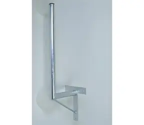 OEM Anténní držák 25/70 cm T / Držák antény / od zdi 25 cm / výška 70 cm / trubka 42 mm / galvanický zinek