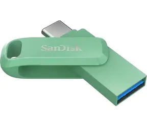 SanDisk Ultra Dual Drive Go 256GB zelená / Flash disk / USB-A + USB-C / čtení až 400 MB/s