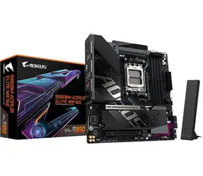 GIGABYTE B850M AORUS ELITE WIFI6E / Základní deska / B850 / 4x DDR5 / 1x 2.5GLAN / Wi-Fi 6E / mATX