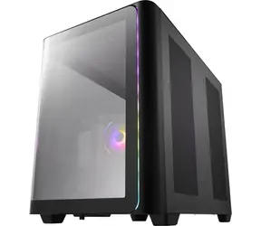 Fortron FSP M580-BP černá / Skříň / Midi Tower / ATX bez zdroje / 4x ARGB / průhledná bočnice