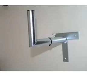 OEM K30T42 / Držák antény na zeď / T-konzola / 30 cm / O 42 mm / galvanický zinek