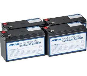 AVACOM RBC155 4 ks / Baterie pro UPS / renovační kit / náhrada APC RBC155