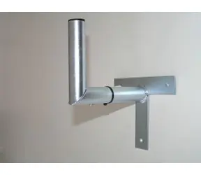 OEM T-držák antény 25 cm / Držák antény / galvanický zinek / průměr trubky 32 mm