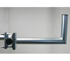 OEM držák antény na balkón 35 cm / Držák antény / odsazení 350 mm / trubka 42 mm / galvanický zinek
