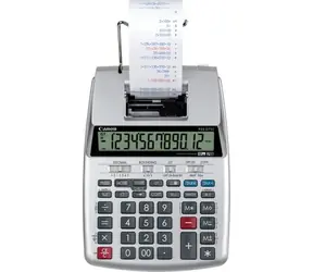 Canon P23-DTSC II stříbrná / Kalkulačka s tiskem / LCD / 2-barevný tisk / 2,3 řádk./s / daňové funkce
