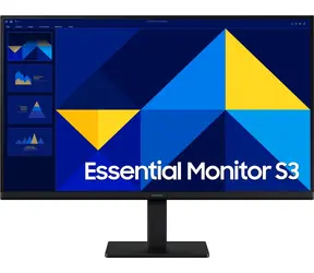 27" Samsung Essential S3 S27D304GAU černá / Monitor / IPS / 1920x1080 / 16:9 / 100Hz / 5ms / HDMI + VGA / VESA