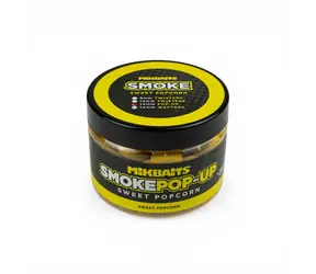 Mikbaits Pop-Up SMOKE Sweet Popcorn / Plovoucí boilie / 14 mm / 150 ml