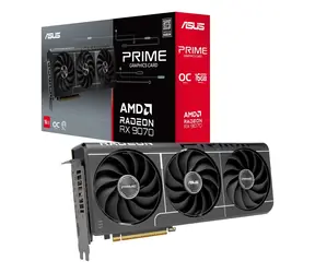 ASUS Prime Radeon RX 9070 OC EVO 16GB / Grafická karta / 2590 MHz / 16GB GDDR6 / 256-bit / 1x HDMI + 3x DP / 650W (8+8)