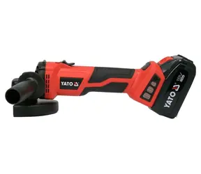 Yato YT-828295 / Aku úhlová bruska / 125 mm / 18 V / 2× 4 Ah / 8500 ot/min