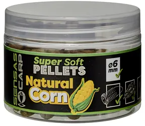 Sensas Super Soft Natural Corn / Pelety / kukuřice / 60 g / 6 mm