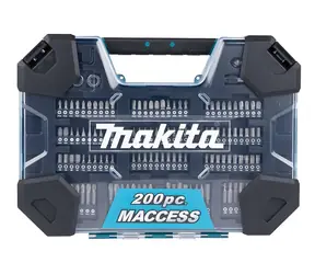 Makita / Sada vrtáků a bitů / 200 ks