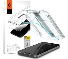 Spigen Glass tR EZ Fit / Ochranné sklo / Apple iPhone 15