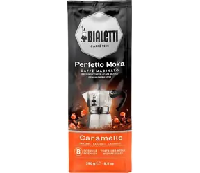 Bialetti Perfetto Moka Carmello 250 g / mletá káva / intenzita 8 / středně pražená
