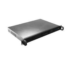 Lanberg SC01-3001-10B / Serverové šasi / 19" 1U / Mini-ITX / 4x 40mm PWM / 2x USB 3.0