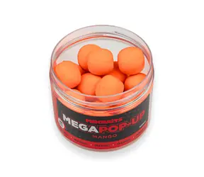 Mikbaits Pop-Up Mega fluo Mango / Plovoucí boilie / 25 mm / 300 ml