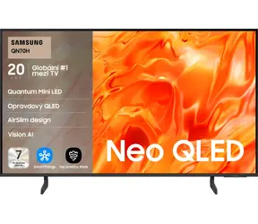75" Samsung QE75QN70HA černá / Televize / 4K Neo QLED / 3x HDMI / 2x USB / Wi-Fi / BT / CI+ / LAN / 20W repro
