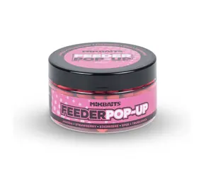 Mikbaits Pop-Up Feeder Jahoda / Plovoucí boilies / 8+12 mm / 100 ml