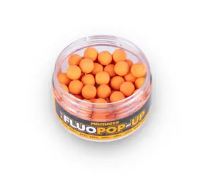 Mikbaits Mini Fluo Boilies Krill / Plovoucí boilies / 10 mm / 100 ml