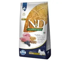 Farmina N&D Ancestral Grain Dog Lamb Adult Mini 2,5 kg / Granule pro psy / dospělá malá plemena / jehněčí