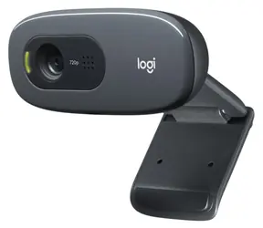 Logitech C270 HD / Webkamera / 1280x720px / 720p 30 fps / 3 MPx / Mikrofon / USB