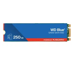 WD Blue SA510 250GB / M.2 SSD 2280 / SATA III / R: 555MBps / W: 440MBps / TLC
