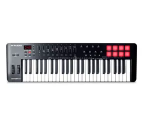 M-Audio Oxygen 49 MKV černá / MIDI klávesnice / 49 kláves / 16 padů / USB