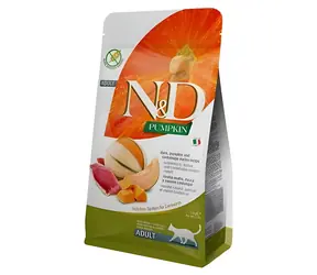 Farmina N&D Pumpkin Cat Duck & Cantaloupe Adult 1,5 kg / Granule pro dospělé kočky / bez obilovin / GMO free / bez lepku