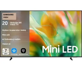 55" Samsung UE55M80H černá / Smart TV / 4K UHD / Mini LED / 144 Hz / HDR10+ / Tizen / 3x HDMI