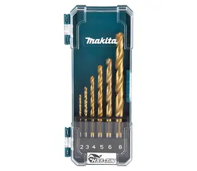 Makita HSS-TiN Economy / Sada vrtáků do kovu / 6 ks
