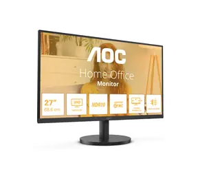 27" AOC U27B3M černá / VA / 3840x2160 / 16:9 / 4ms / 300cd/m2 / HDMI + DP / VESA