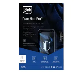 3mk All-Safe Pure Matt Pro / Ochranná fólie / AIO / Phone Full / Wet Fitting / 25 ks