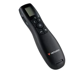 Verbatim Keynote Wireless Presenter černá / Prezentér / LCD displej / RF 2.4 GHz / dosah 30 m