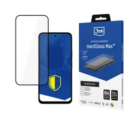 3mk HardGlass Max Black / Tvrzené sklo / Xiaomi Redmi 15 5G / 9H / 0,3 mm