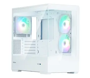 Zalman P30 V2 bílá / mATX / Mini-ITX / 1x USB-A 3.0 / 1x USB-C 3.0 / 1x 120mm ARGB / bez zdroje / průhledná bočnice