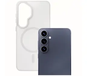 3mk Smoke MagCase bílá / Zadní kryt / Samsung Galaxy S26+ / MagSafe / Military Grade