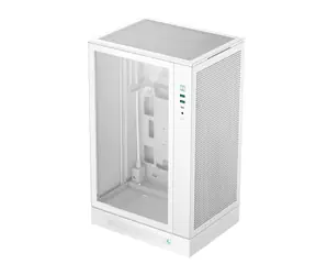 DEEPCOOL CH270 PLUS bílá / PC skříň / mini-tower / mATX / tvrzené sklo