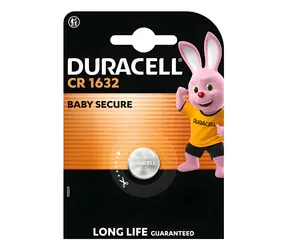 Duracell CR1632 / Knoflíková baterie / Lithium / 3 V / 137 mAh / 1 ks