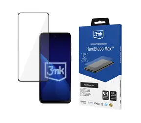 3mk HardGlass Max Black / Tvrzené sklo / Motorola Moto G55 5G / 9H / 0,3 mm