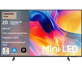 43" Samsung UE43M70H černá / Televize / miniLED / 4K UHD / Smart Tizen / HDR10+ / 3x HDMI / 20W repro