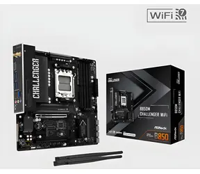 ASRock B850M Challenger WiFi / AMD B850 / DDR5 / SATA III / USB 3.2 / 2.5GLAN / Wi-Fi 7 / sc.AM5 / mATX