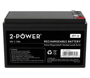 2-Power 2P7-12 / Baterie pro UPS / 12V / 7Ah / VRLA / Faston 250