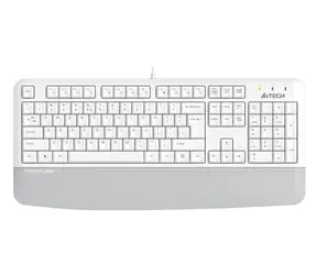A4tech FK20 bílá / Drátová klávesnice / membránová / USB / CZ+US layout