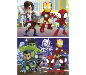 EDUCA Puzzle Spidey a jeho úžasní přátelé / 2x48 dílků