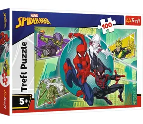 TREFL Puzzle Spiderman: Maska / 100 dílků / 41 x 27,5 cm