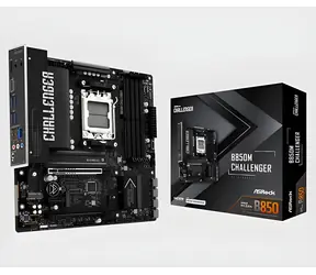 ASRock B850M Challenger / AMD B850 / DDR5 / SATA III / USB 3.2 / 2.5GLAN / sc.AM5 / mATX